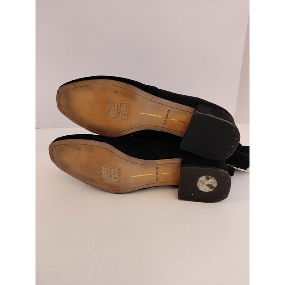 Dolce Vita Black Over-The-Knee Faux Suede Low Square Heel Boots Size 7.5 - Picture 9 of 10